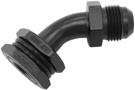 Bulkhead 45 Turbo Drain -10AN Male Oil Pan Sump Adapter AF463-32 - Aeroflow