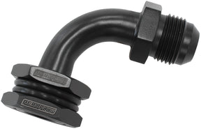 Bulkhead 90 Turbo Drain -10AN Male Oil Pan Sump Adapter AF463-33 - Aeroflow