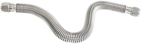 Flexible Turbo Drain Hose S/S Female 2 x -10AN 650mm Long AF463-39 - Aeroflow