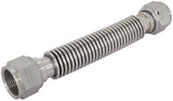 Flexible Turbo Drain Hose S/S Female 2 x -12AN 200mm Long AF463-41 - Aeroflow