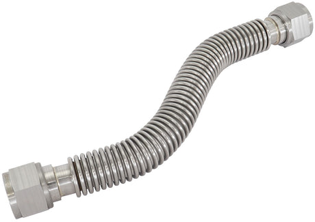 Flexible Turbo Drain Hose S/S Female 2 x -12AN 300mm Long AF463-42 - Aeroflow