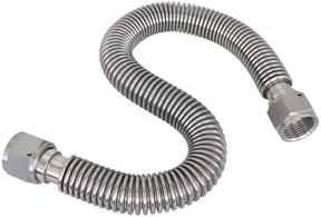 Flexible Turbo Drain Hose S/S Female 2 x -12AN 500mm Long AF463-43 - Aeroflow