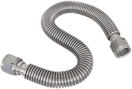Flexible Turbo Drain Hose S/S Female 2 x -12AN 500mm Long AF463-43 - Aeroflow