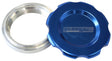 1.5" Weld Bung And Blue Cap Low Profile Female Weld-On AF465-24BL - Aeroflow
