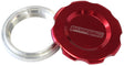 1.5" Weld Bung And Red Cap Low Profile Female Weld-On AF465-24R - Aeroflow