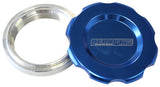 2-1/2" Weld Bung And Blue Cap Low Profile Female Weld-On AF465-40BL - Aeroflow