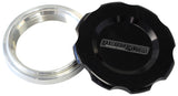 3" Weld Bung And Black Cap Low Profile Female Weld-On AF465-48BLK - Aeroflow