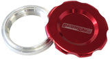 3" Weld Bung And Red Cap Low Profile Female Weld-On AF465-48R - Aeroflow