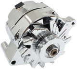 Ford Alternator 140 Amp 1 Or 3 Wire Chrome AF4873-1140 - Aeroflow