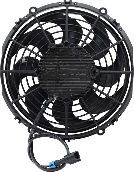 Brushless 10" Electric Fan 1500 CFM Curved Blade Pusher AF49-0120 - Aeroflow