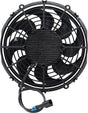 Brushless 10" Electric Fan 1500 CFM Curved Blade Pusher AF49-0120 - Aeroflow