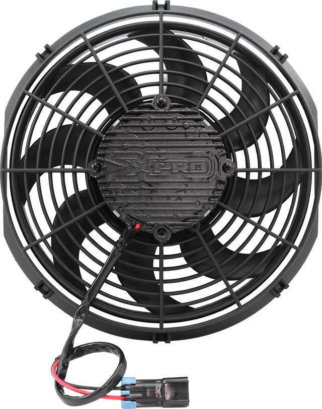Brushless 12" Electric Fan 2000 CFM Curved Blade Pusher AF49-0122 - Aeroflow