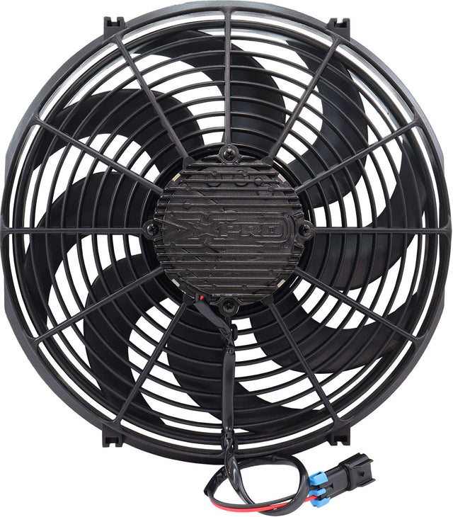 Brushless 14" Electric Fan 2500 CFM Curved Blade Pusher AF49-0124 - Aeroflow