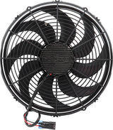 Brushless 16" Electric Fan 2860 CFM Curved Blade Pusher AF49-0126 - Aeroflow