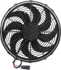 Brushless 16" Electric Fan 2860 CFM Curved Blade Pusher AF49-0126 - Aeroflow