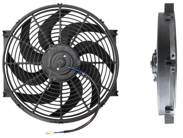 14" Curved Blade Electric Fan Reversible 1650 CFM AF49-1002 - Aeroflow