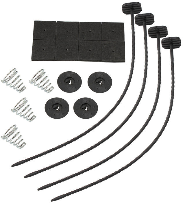 Quick Fit Fan Mounting Kit Nylon Straps Trans Cooler Also AF49-1007 - Aeroflow