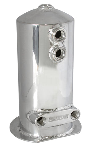 Surge Tank 2.5L Spun Alloy Dual Feed Option 4 x -8ORB AF49-1024 - Aeroflow