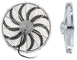 16" Curved Blade Chrome Fan Reversible 1750CFM AF49-1028 - Aeroflow