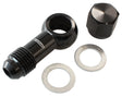 / Bosch Fuel Pump Banjo Kit To -6AN Inc Washers AF49-1034BLK - Aeroflow