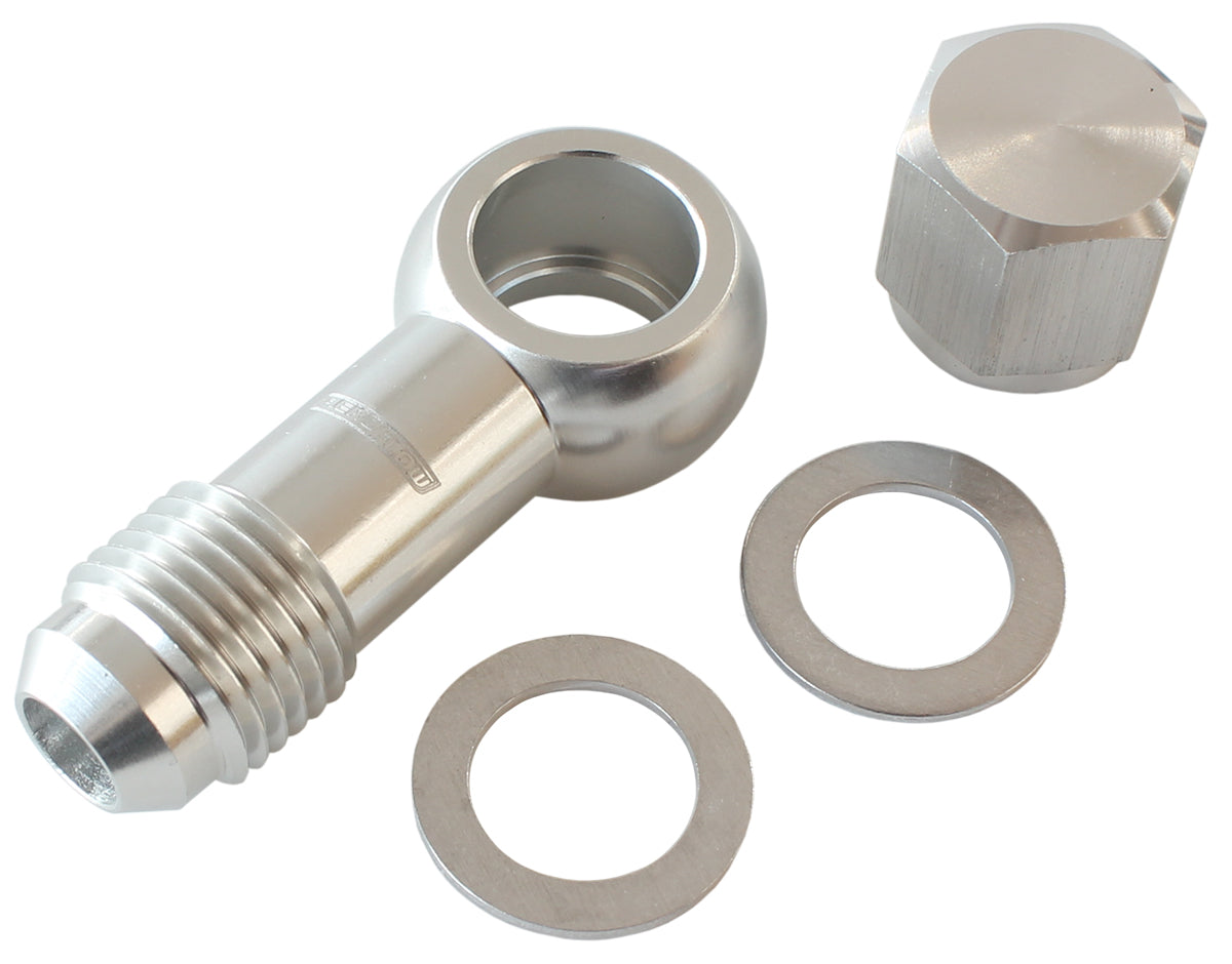 / Bosch Fuel Pump Banjo Kit To -6AN Inc Washers AF49-1034S - Aeroflow