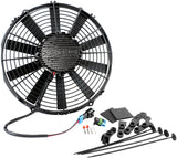 Brushless 12" Electric Fan 2100 CFM Straight Blade Puller AF49-1112 - Aeroflow