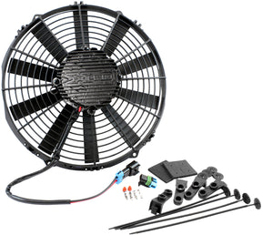 Brushless 12" Electric Fan 2100 CFM Straight Blade Puller AF49-1112 - Aeroflow