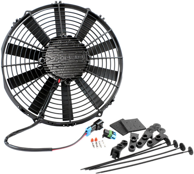 Brushless 12" Electric Fan 2100 CFM Straight Blade Puller AF49-1112 - Aeroflow