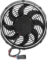 Brushless 12" Electric Fan 2000 CFM Curved Blade Puller AF49-1122 - Aeroflow