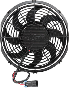 Brushless 12" Electric Fan 2000 CFM Curved Blade Puller AF49-1122 - Aeroflow