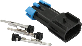 Delphi 40mm Fuel Pump Male Plug Pins Walbro 525 450 2 Pin AF49-1159 - Aeroflow