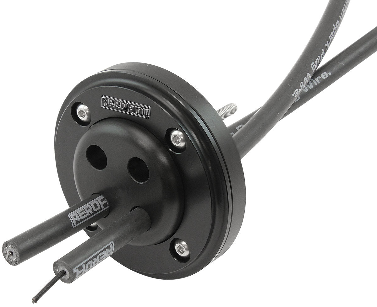 Ignition Wire 4 Cylinder Fire Wall Grommet Kit Spark Plug Lead - AF49-1216 Blk AF49-1216BLK - Aeroflow