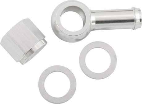 / Bosch Fuel Pump 10mm 3/8" Banjo & Nut Kit Silv AF49-1220S - Aeroflow