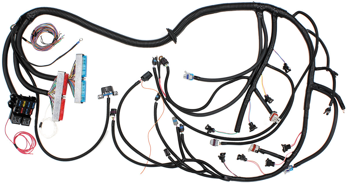 LS1 Standalone Wiring Loom Harness Suits Manual Trans AF49-1512 - Aeroflow
