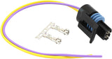GM Black Multi Purpose 2 Pin Pigtail Plug Pins Ac Delco AF49-1599 - Aeroflow