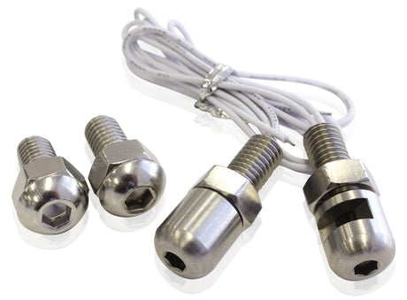 Lite N Bolt License Plate Bolt Kit S/S Number Plate Bolts AF49-2005 - Aeroflow
