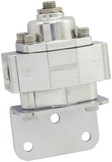 Red Style Reg 1-11 PSI Adjustable Billet 1In 2 Out 3/8 NPT Port AF49-4001P - Aeroflow