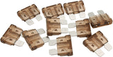 7.5 Amp Standard Blade Fuse Brown Colour 10 Pack AF49-4006 - Aeroflow
