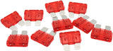 10 Amp Standard Blade Fuse Red Colour 10 Pack AF49-4007 - Aeroflow