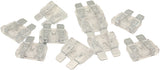 25 Amp Standard Blade Fuse Clear Colour 10 Pack AF49-4010 - Aeroflow