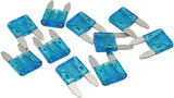 15 Amp Mini Blade Fuse Blue Body Colour 10 Pack AF49-4019 - Aeroflow
