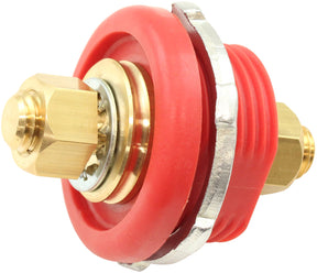 Thru Frame Electrical Bulkheadbattery Red Positive AF49-4046R - Aeroflow