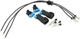 3 Wire Electrical Terminal Black Bulkhead Single Negative AF49-4048 - Aeroflow
