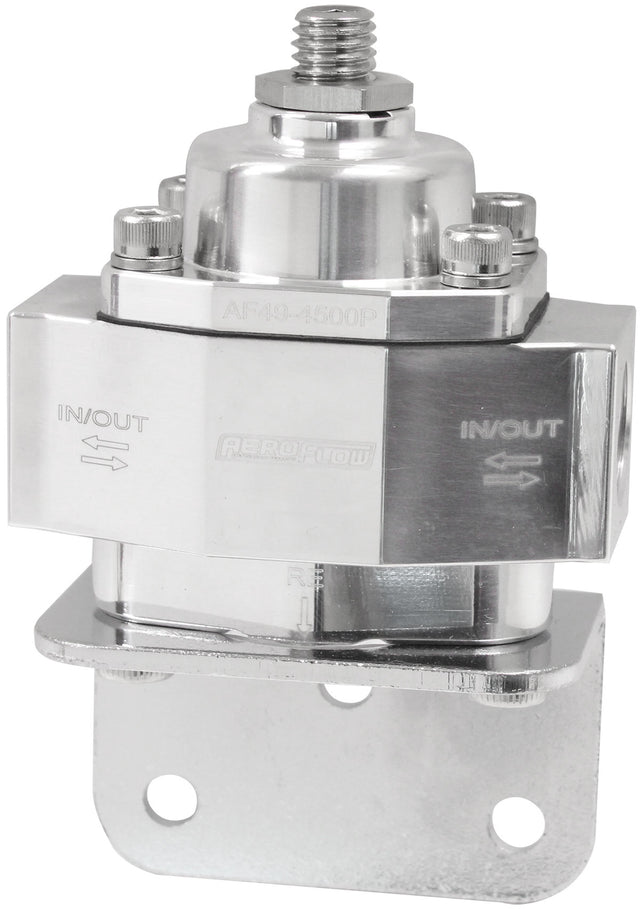 Bypass Reg 4.5-9 PSI ADJUSTABL3/8" NPT Ports Bottom Return AF49-4500P - Aeroflow