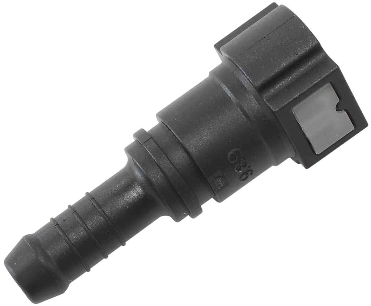Push On 3/8" EFI Fitting To 3/8" / 9.65mm Barb Straight AF49-7010 - Aeroflow