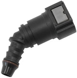 Push On 3/8" EFI Fitting To 3/8" / 9.65mm Barb 45 Degree AF49-7011 - Aeroflow