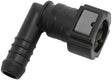 Push On 3/8" EFI Fitting To 3/8" / 9.65mm Barb 90 Degree AF49-7012 - Aeroflow