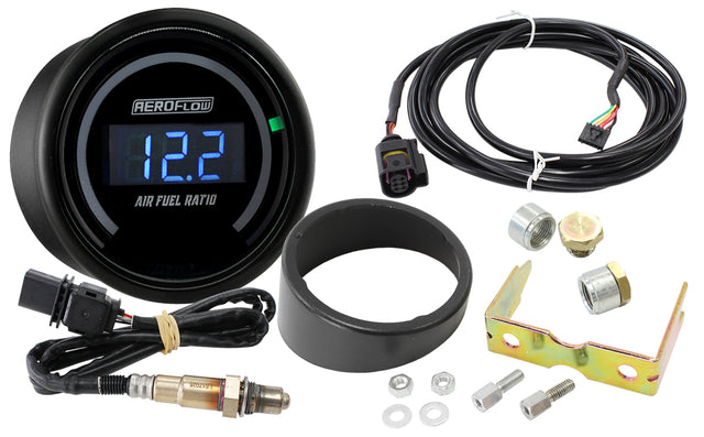 Air Fuel Ratio Gauge Kit Digital Wide Band Afr Sensor AF49-7500 - Aeroflow