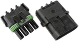 Weatherpack 4 Pin Connector Male/Female, Pins & Seals AF49-8504 - Aeroflow