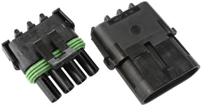 Weatherpack 4 Pin Connector Male/Female, Pins & Seals AF49-8504 - Aeroflow